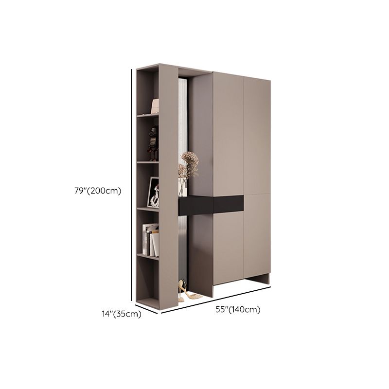 Modern Accent Cabinet Scratch Resistant and Stain Resistant Storage Cabinet with Doors