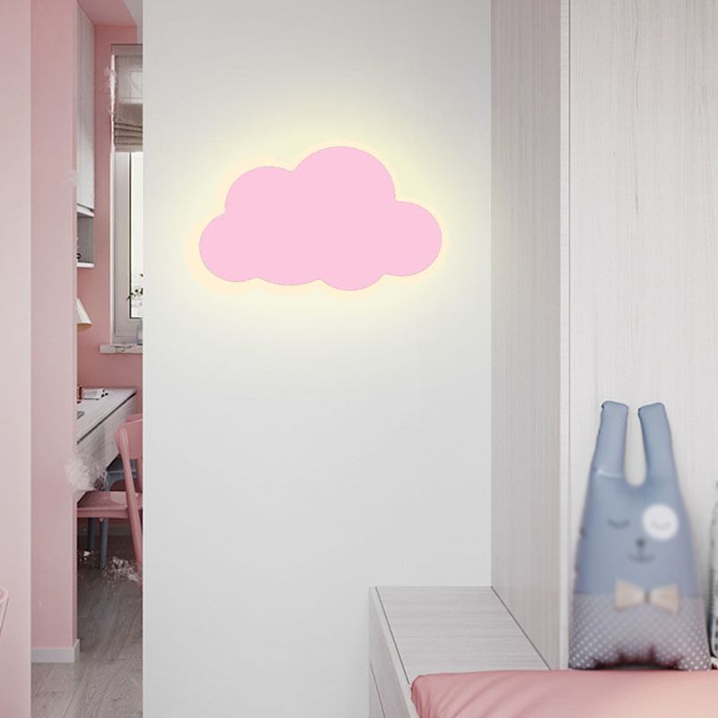 Forme unique en métal applique de murs de style enfant à 1 lumière