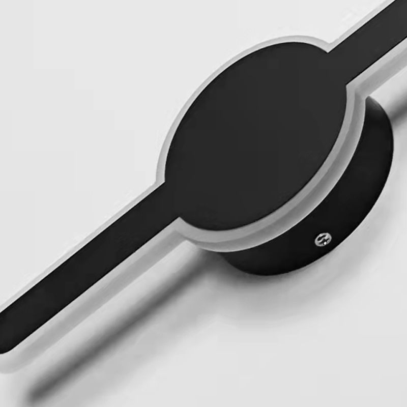 Lampada montata a parete in metallo a parete da parete postmoderna per soggiorno