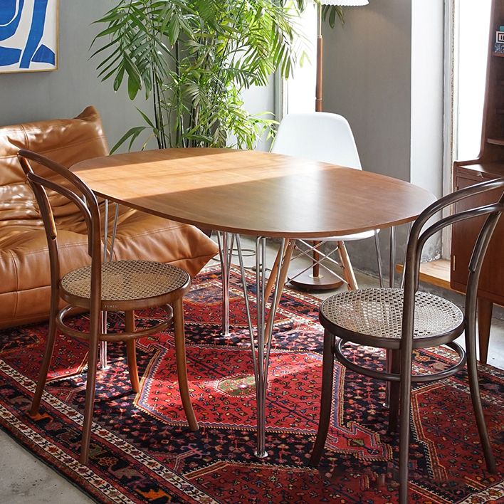 Contemporary Side Chair Open Back Wood Dining Room Chair for Home