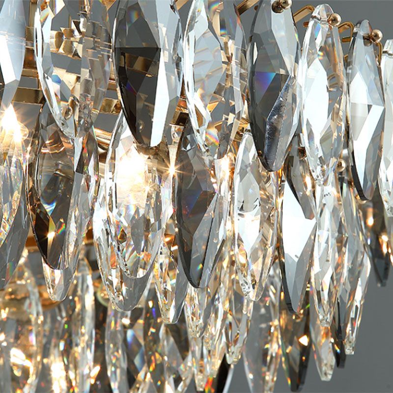 Post Modern in stile Crystal Island Light Smoke Grey Grey Simplicità Ampiccarsi per sala da pranzo