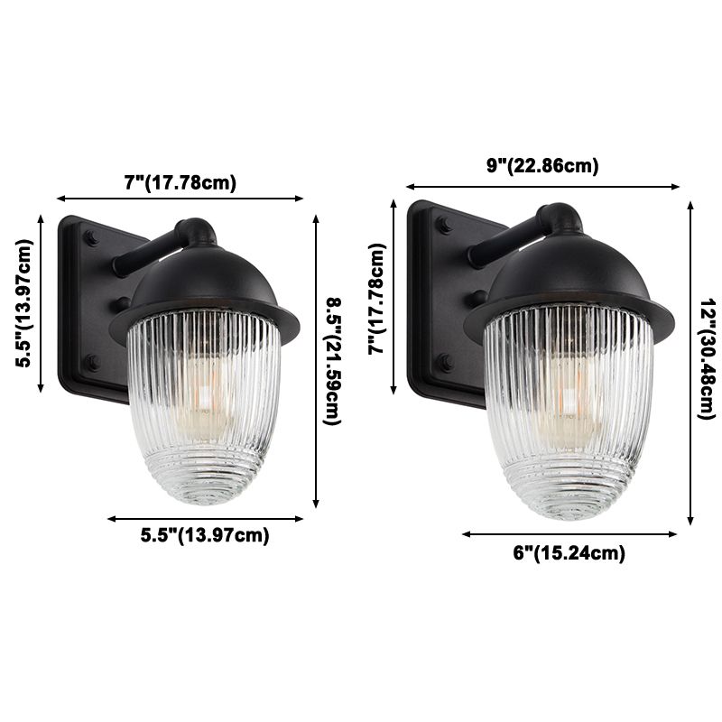 Schmiedeeisen Wandlampe Lampenleuchte Industrielle Outdoor -bewaffnete Leuchtenleuchte