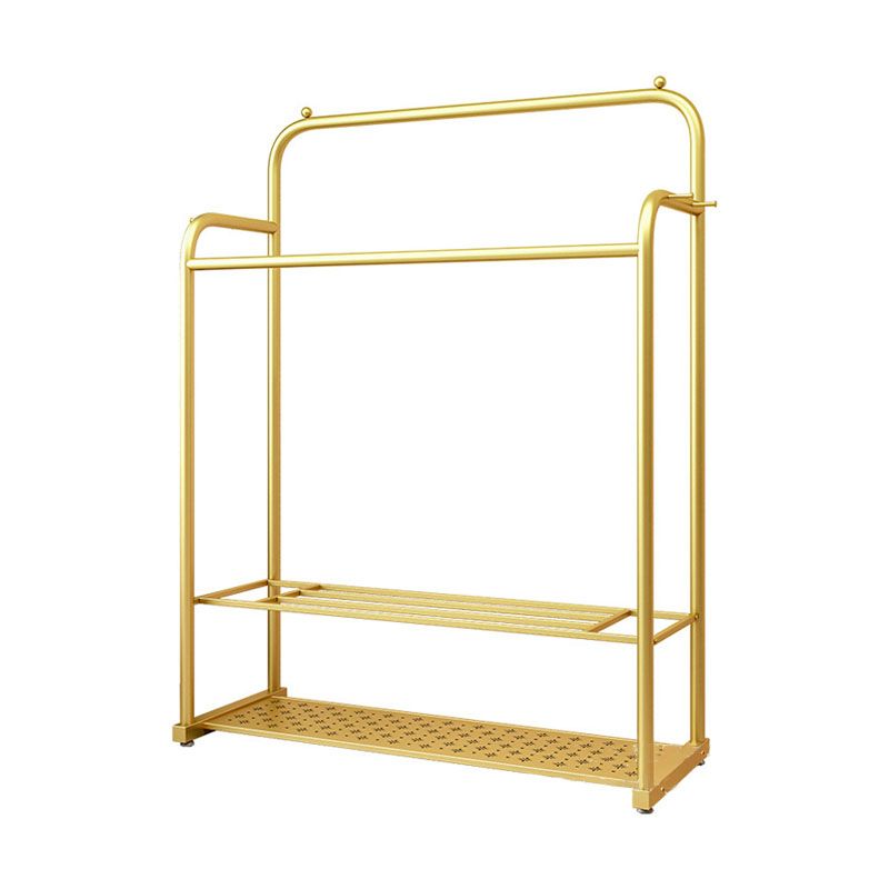 Modern Coat Rack Storage Shelves Iron Living Room Coat Hanger