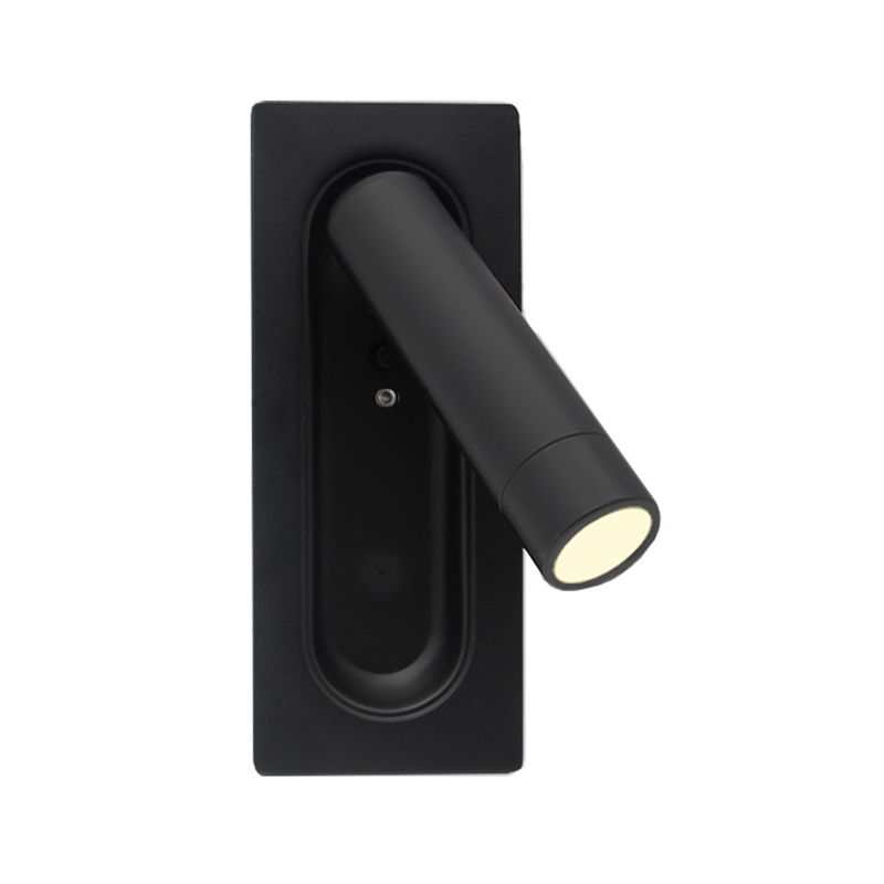 7 "H MODERNO Montaje de montaje LED LEAK DEL SITBILLO OBJUNTO DESEJO Cilíndrica Lámpara de lectura de la noche