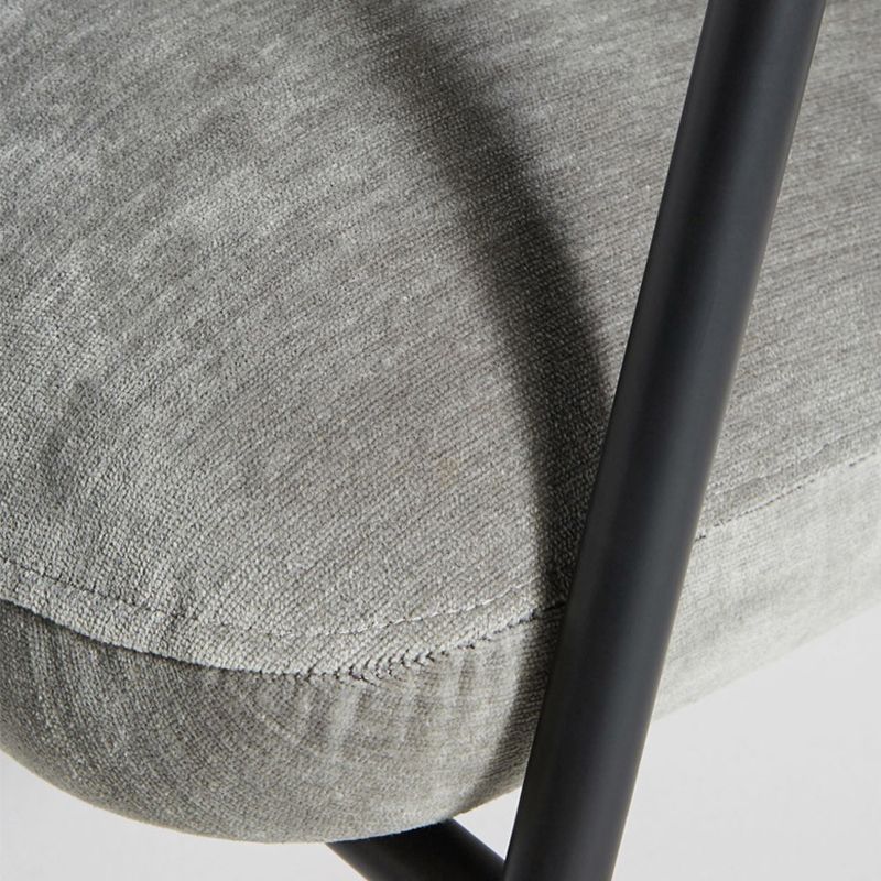 Industrial Style 27.55" Wide Fixed Back 4 Legs Sponge Arm Chair