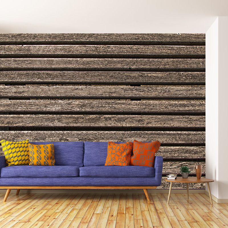 Mural for Bedroom Wood Grain Wallpaper Decor Waterproofing, Custom Print