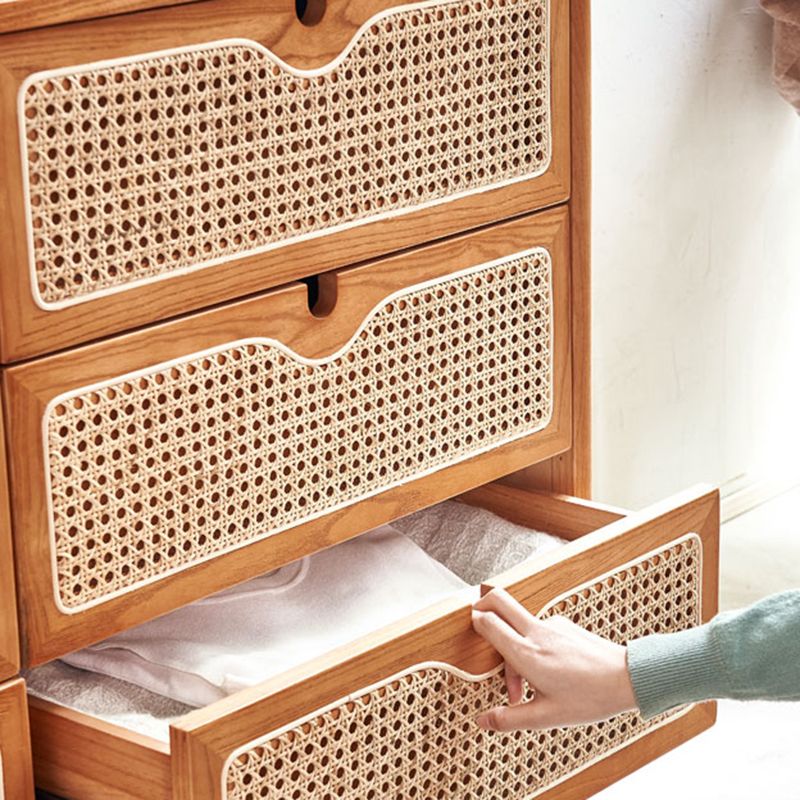 Traditional Dresser Wooden Storage Chest Dresser with Drawers