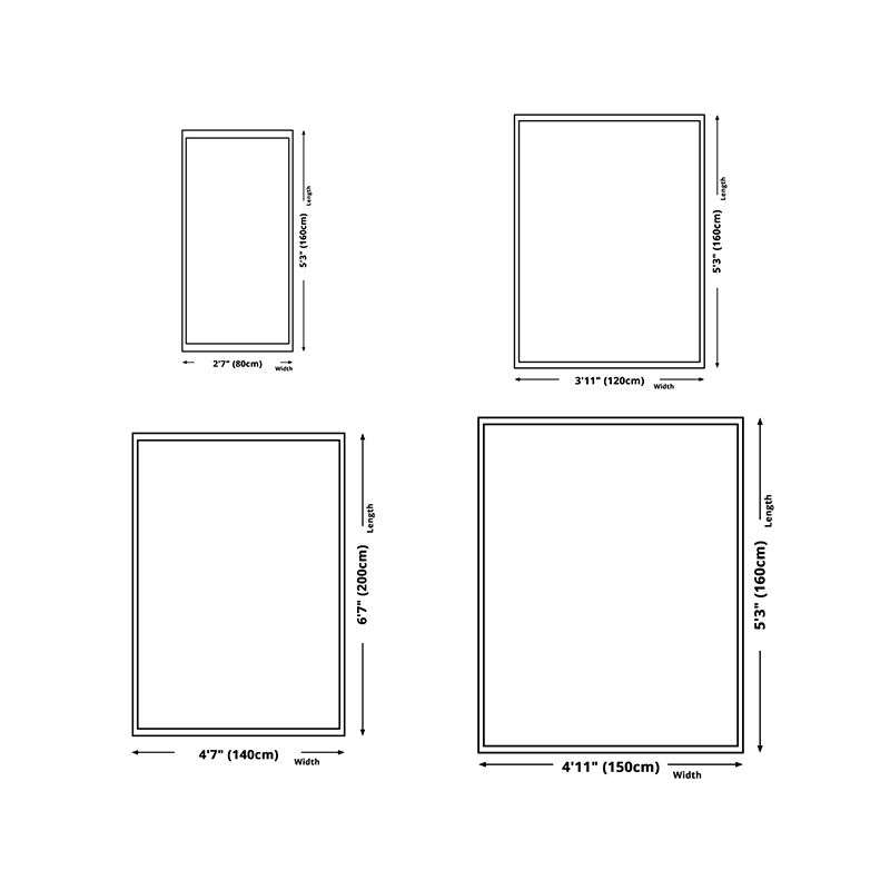 Game Puzzle Carpet Polyester Area Carpet Anti-Slip Easy Care Rug for Playroom