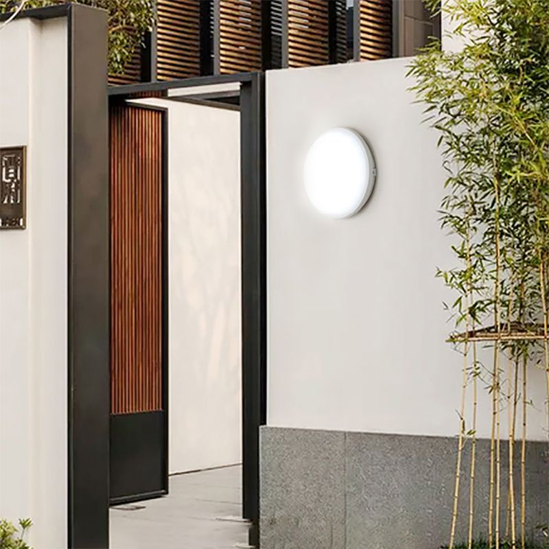 Moderne Wandmontage leichte einfache LED -Wandleuchte Lampenvorrichtung in Weiß