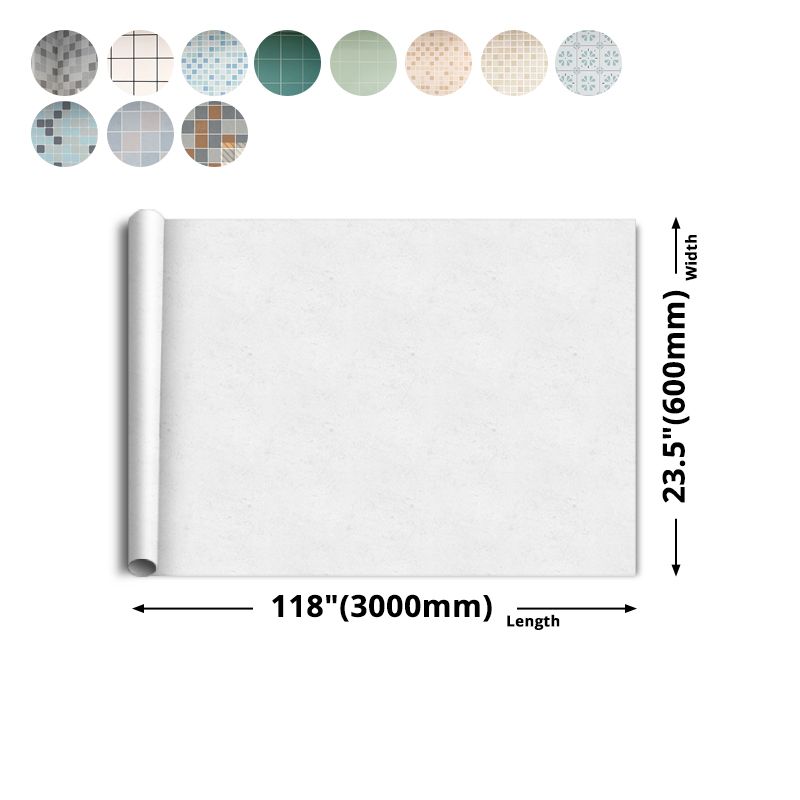 Modern Peel and Stick Backsplash PVC Mosaic Tile Field Tile for Kitchen