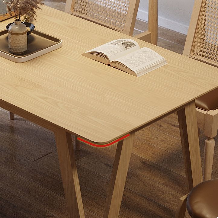 Modern 1/2/3/5/9 Pieces Dining Set Wood Dining Furniture Set in Natural