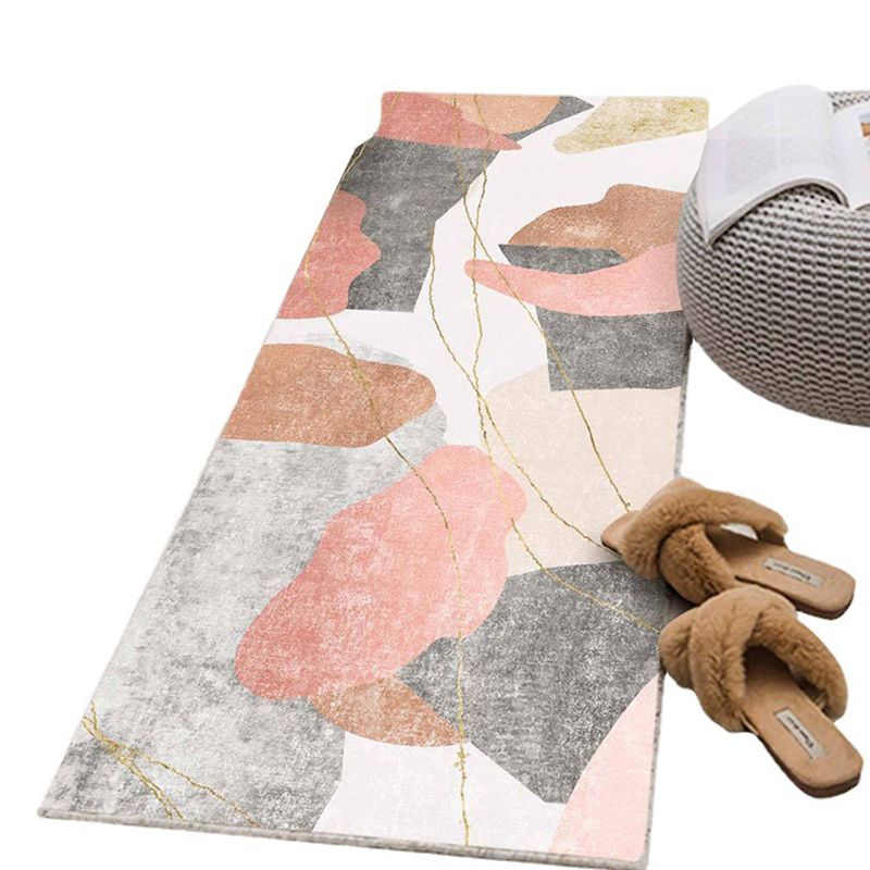 Goud modern tapijten polyester grafisch binnen tapijt wasbaar tapijt voor woonkamer