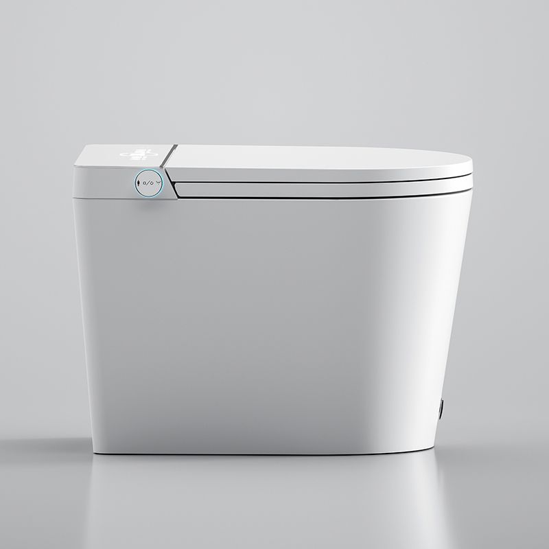 White Floor Mount Bidet Elongated Modern Vitreous China Bidets