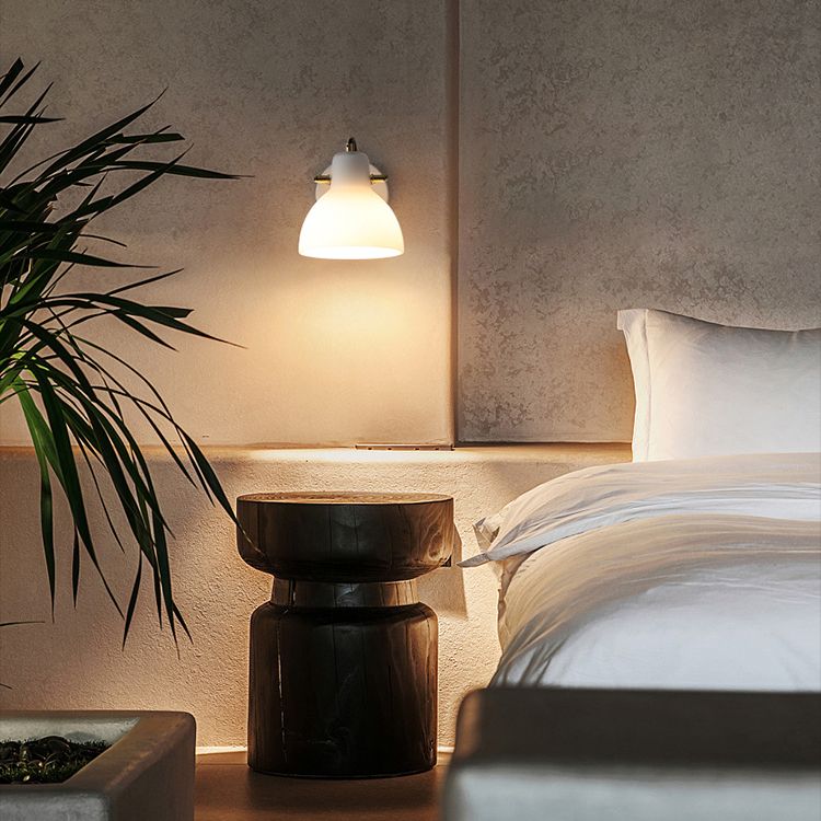 Bath Vanity Lighting Industrial White Shaded Light for Bathroom