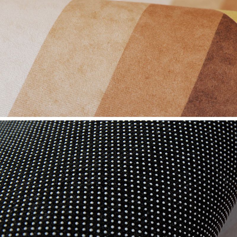 Chique woonkamer tapijt kleurblokkeerd polyester gebied tapijt niet-slip achterste backing area tapijt