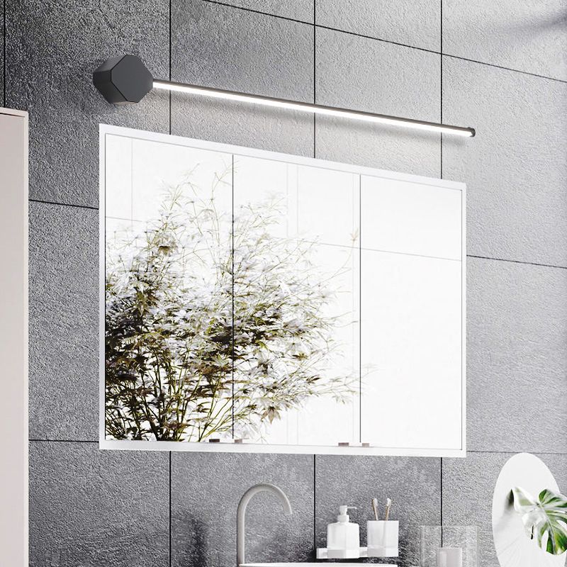 Modern Minimalist Style Linear Vanity Sconce Lights Metal 1 Light Bar Light