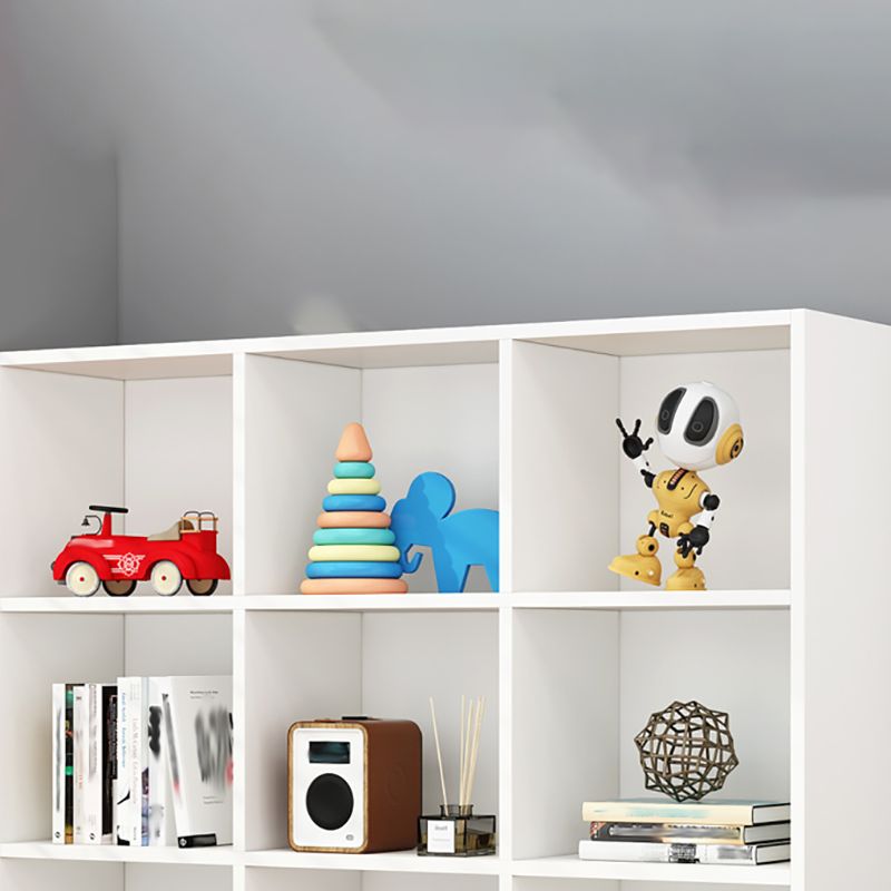 Engineered Wood Bookcase Standard Closed Back Scandinavian Bookshelf