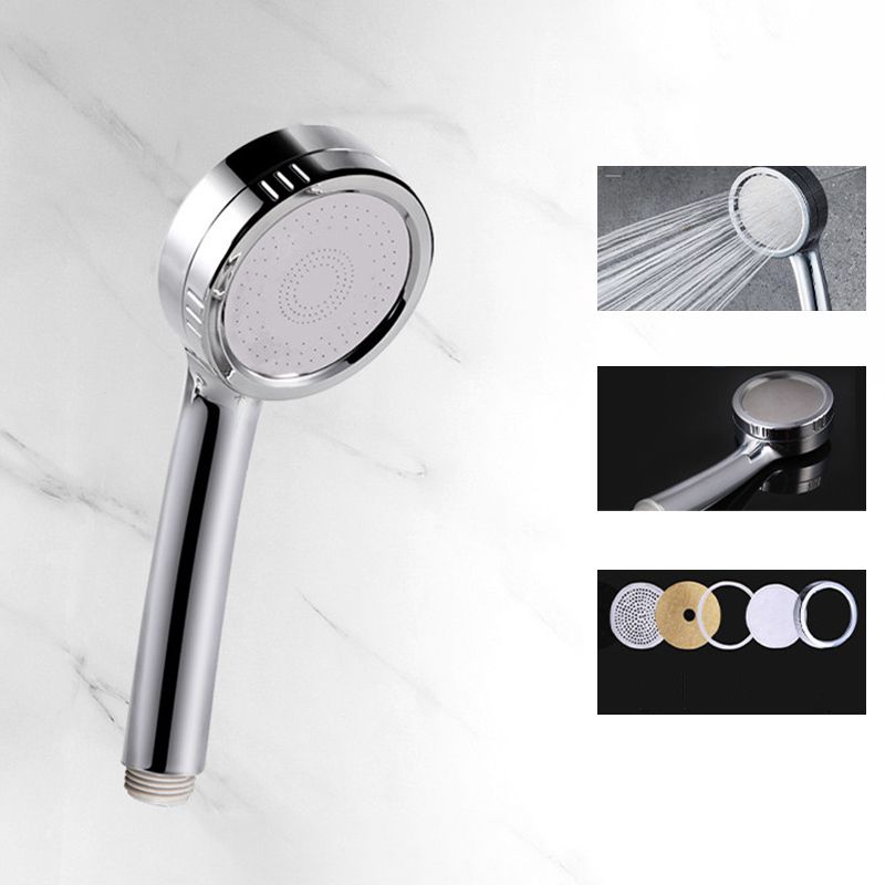 Modern Style Round Handheld Shower Bathroom Metal Wall Mounted Hand Shower