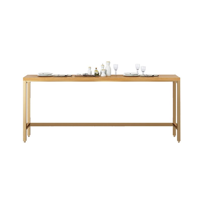 1/5 Pieces Bar Stool and Table Set Solid Wood Pub Dining Set