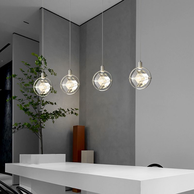 Crystal Hanging Light Modern Style Pendent Lighting Fixture for Sitting Room