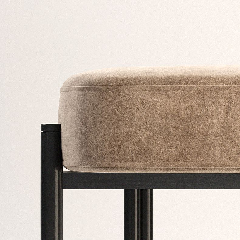 Sillas de comedor de metal estilo moderno Sillas de comedor sin brazos para cocina