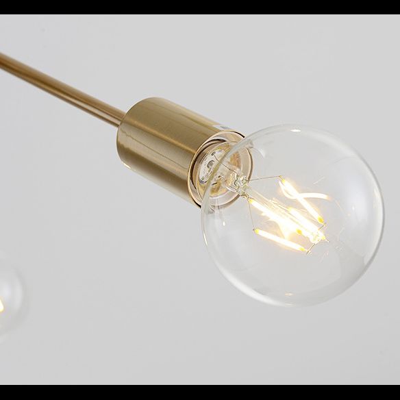 Accesorio colgado de techo accesorio de iluminación de lámpara de metal para remolino en latón en latón