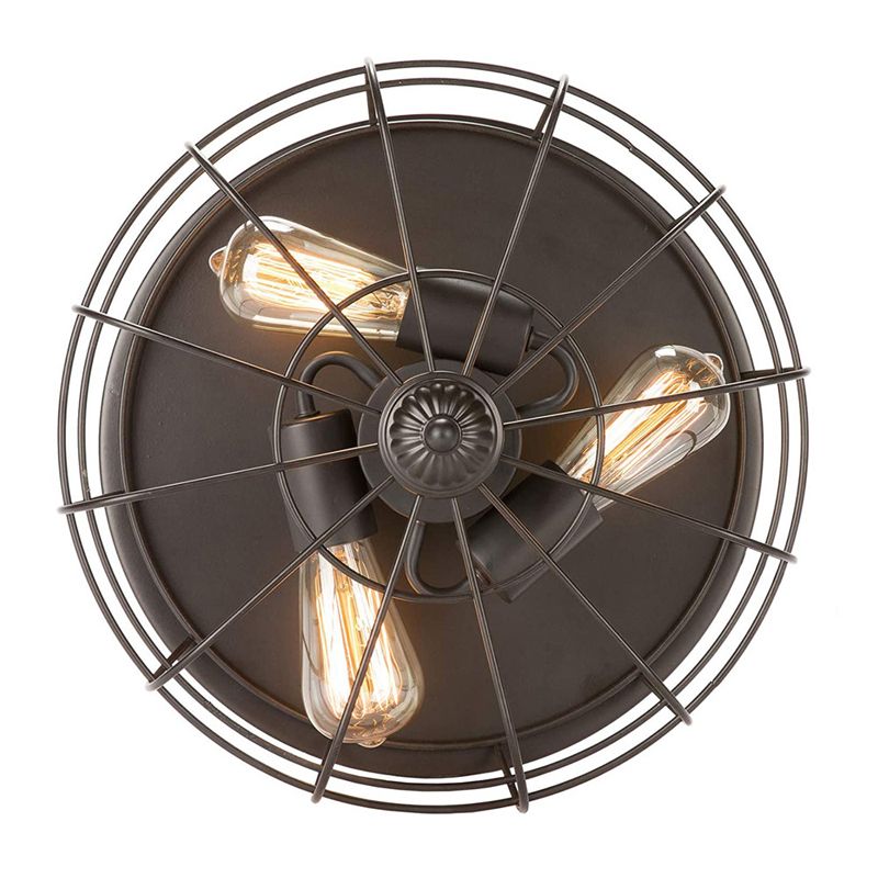 Flush Mount Ceiling Light Industrial Ceiling Mounted Fixture for Living Room
