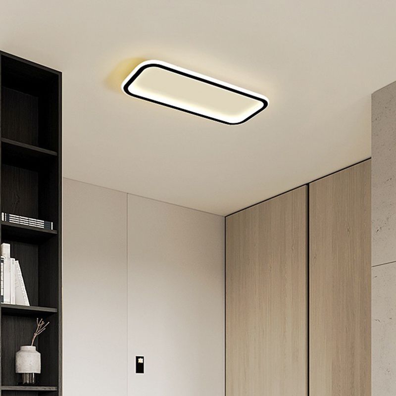 Modern Style Ceiling Light LED Ceiling Mount Light with Silica Gel Shade for Bedroom