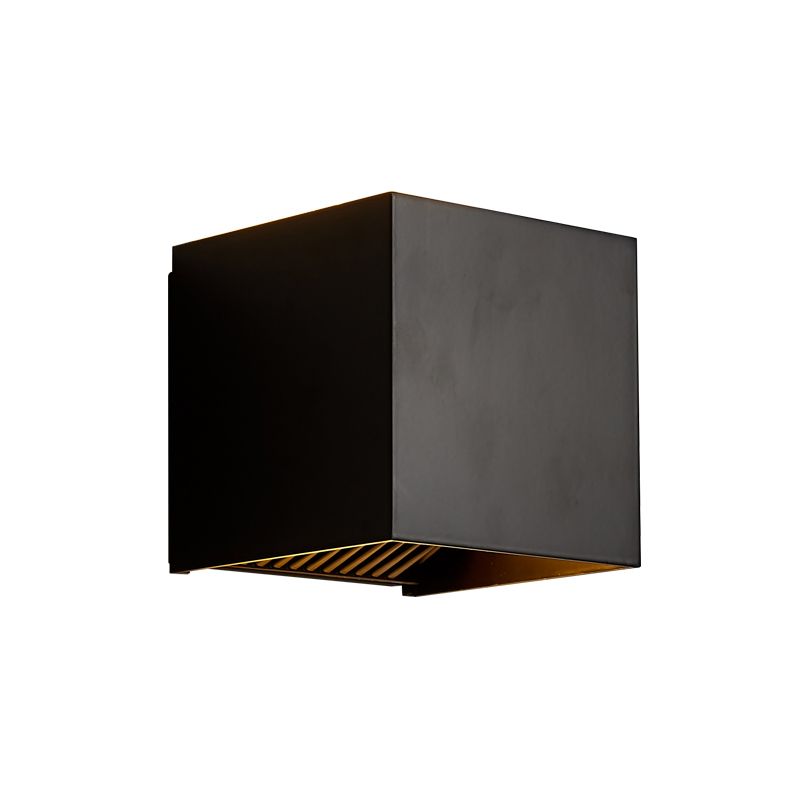 Lámina de montaje de pared de aluminio de pared de estilo geométrico de estilo geométrico en blanco y negro en blanco y negro