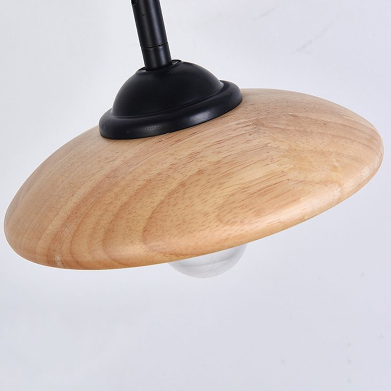 Contemporary Black Single Wall Mounted Sconce Shaded Statement Wall Light