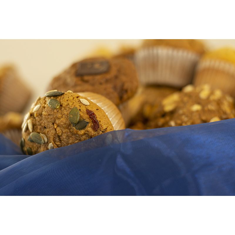 Yummy Muffin Dessert Mural Photo Wall Covering for Dessert Shop Baking Shop