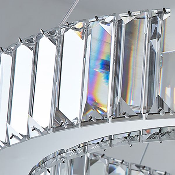 Geometric Pendant Light Fixtures Contemporary Kitchen Pendant Lights with Crystal Shade