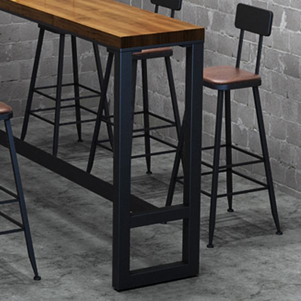 Solid Wood Table Rectangle Dining Table for Kitchen Living Room Coffee Room