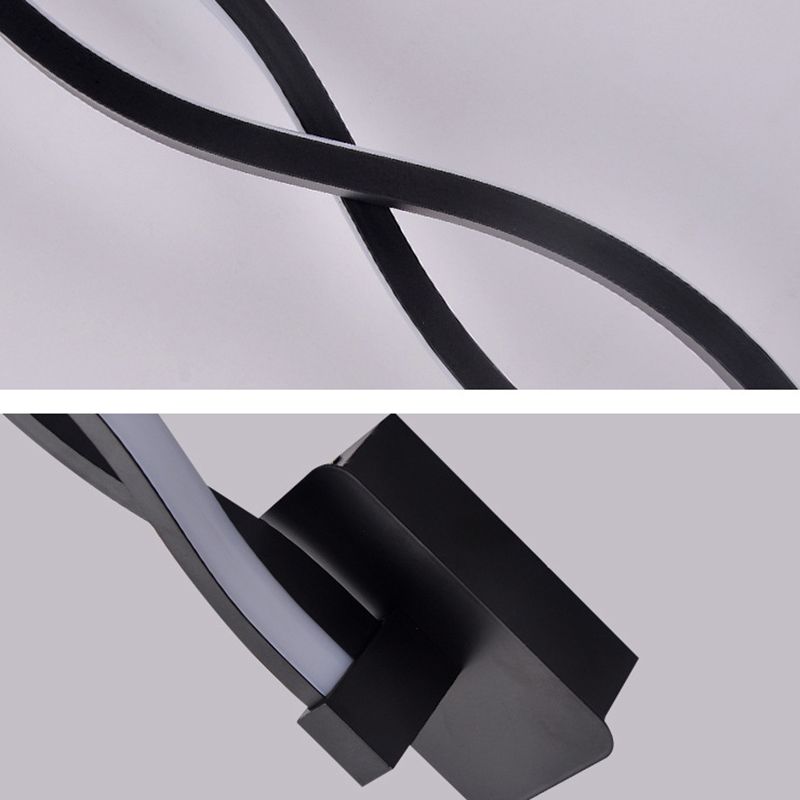Modern Minimalist Style Linear Wall Mounted Light Fixture Acrylic Wall Sconces for Living Room