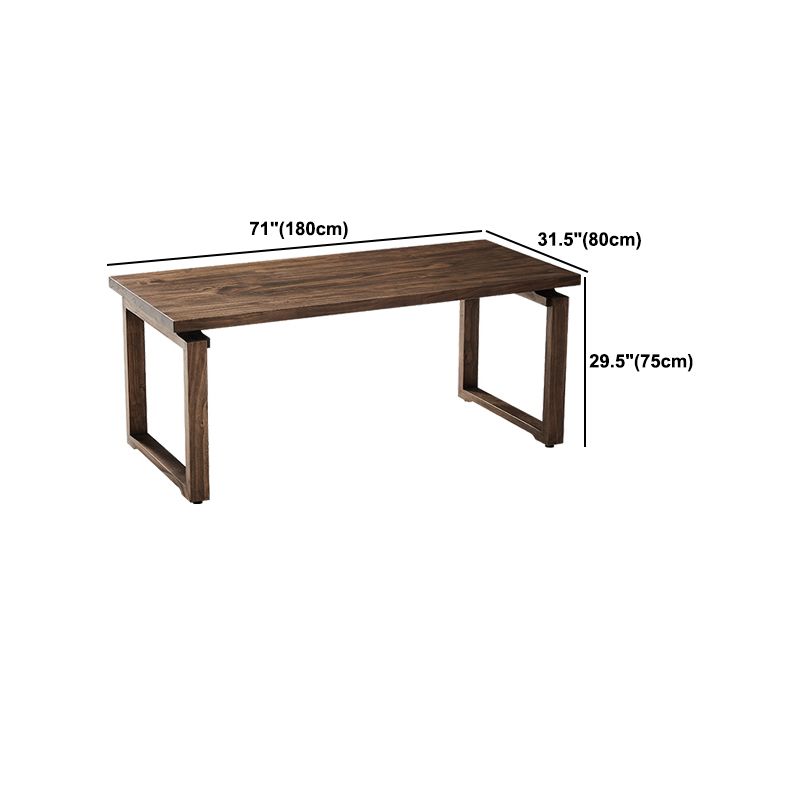 Modern 1/2/3/5 Pieces Dining Set Rectangle Double Pedestal Dinette Set in Natural