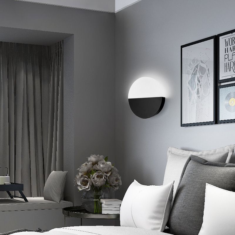 Ring Shape Wall Light Contracted Modern Acrylic Shade Wall Mount Light for Hallway