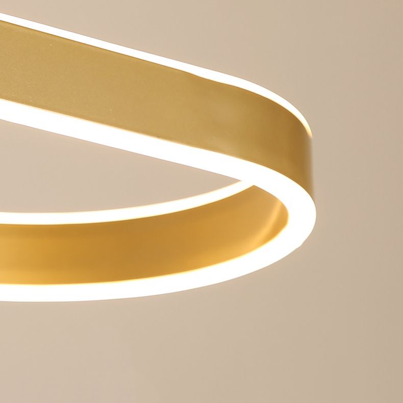 Forma de geometría Luz de colgante de estilo moderno Metal Metal LED Ilumining de iluminación