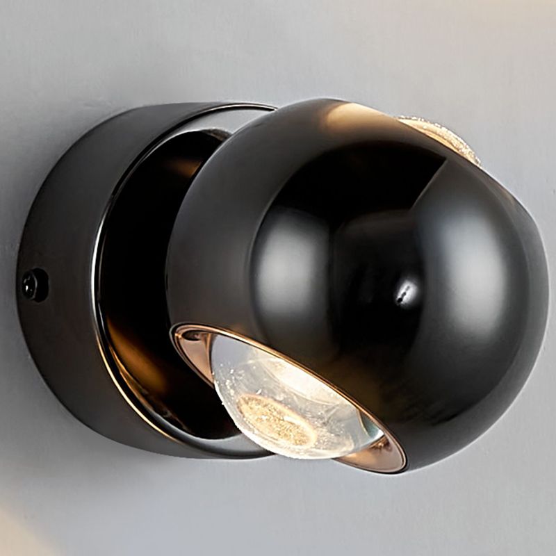 Modernism Wall Sconce Spherical Sconce Lighting with Metal for Bedroom
