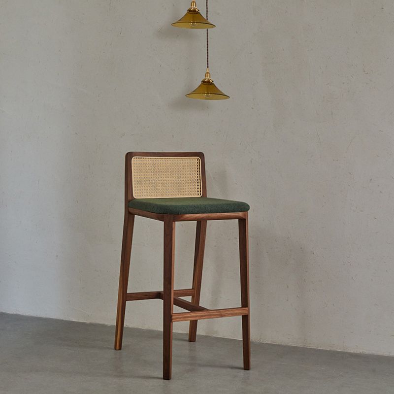 Brown Ash Wood Bar & Counter Stools Industrial Indoor Stools