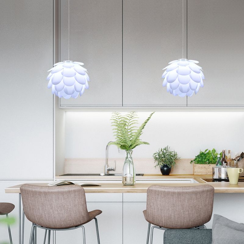 Luminaire pendentif en plastique moderne des luminaires suspendus pour la salle à manger