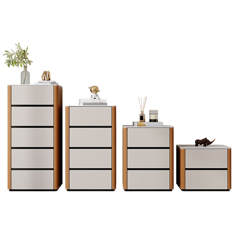 Modern Storage Chest Dresser Stone Storage Chest with 2/3/4/5 Drawers