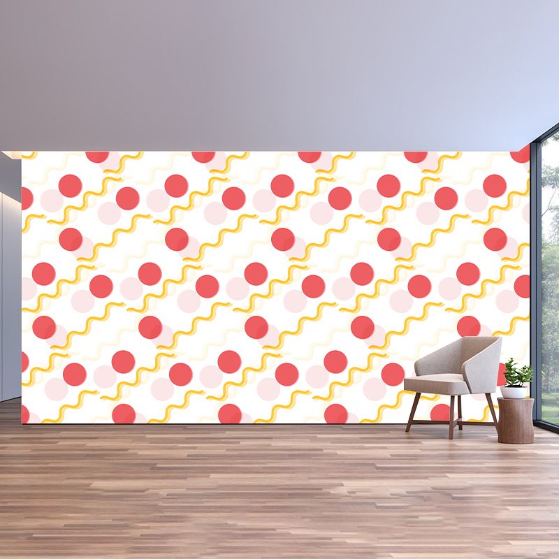 Eco-friendly Illustration Wall Mural Wallpaper Abstract Geometry Sitting Room Wall Mural