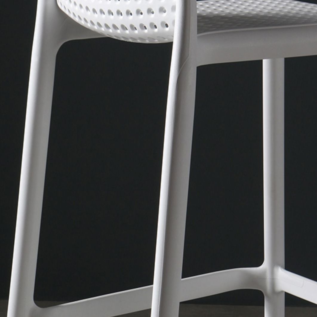 Modern Bar-stool Plastic Counter Bar Stool for Kitchen Bar with Plastic Legs