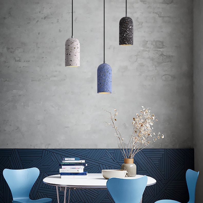 Kuppelform -Anhängerlampe moderne minimalistische kreative Steinhängelampe für Esszimmer