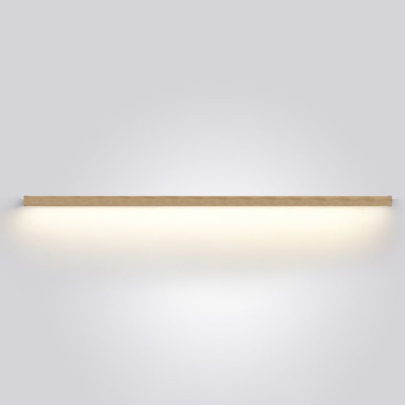 Modern Style Linear Shape Wall Sconce Wood Sconce Lighting for Bedroom