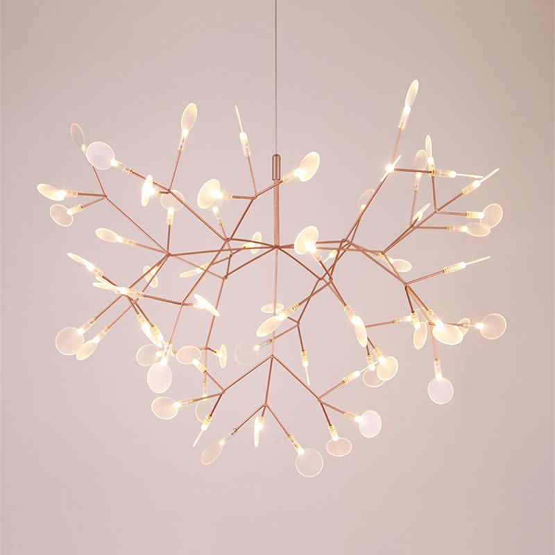 Moderni apparecchi per illuminazione a lampadario spray kit a sospensione acrilica