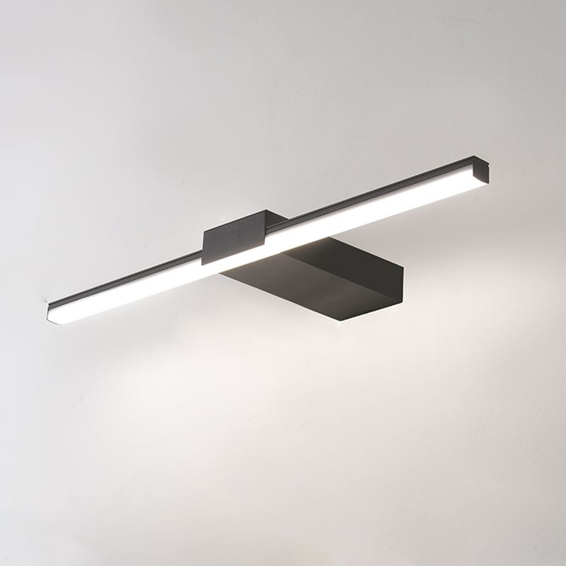 Modern Minimalist Style Linear Wall Mounted Vanity Lights Metal Vanity Wall Light Fixtures for Bathroom