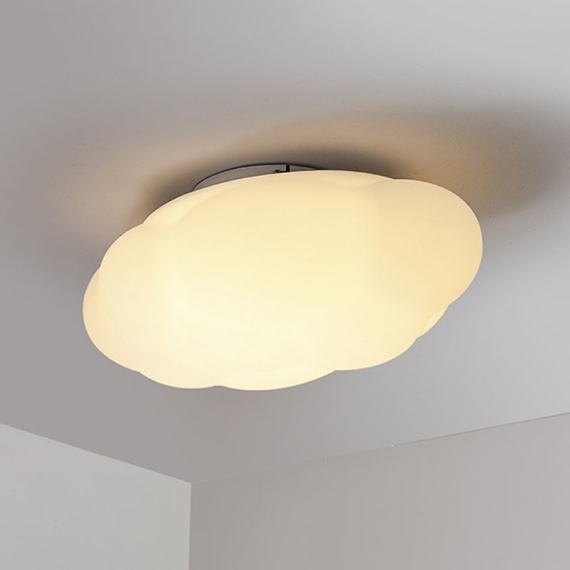 LED White Ceiling Light Modernism Flush Mount Lighting for Restaurant Foyer