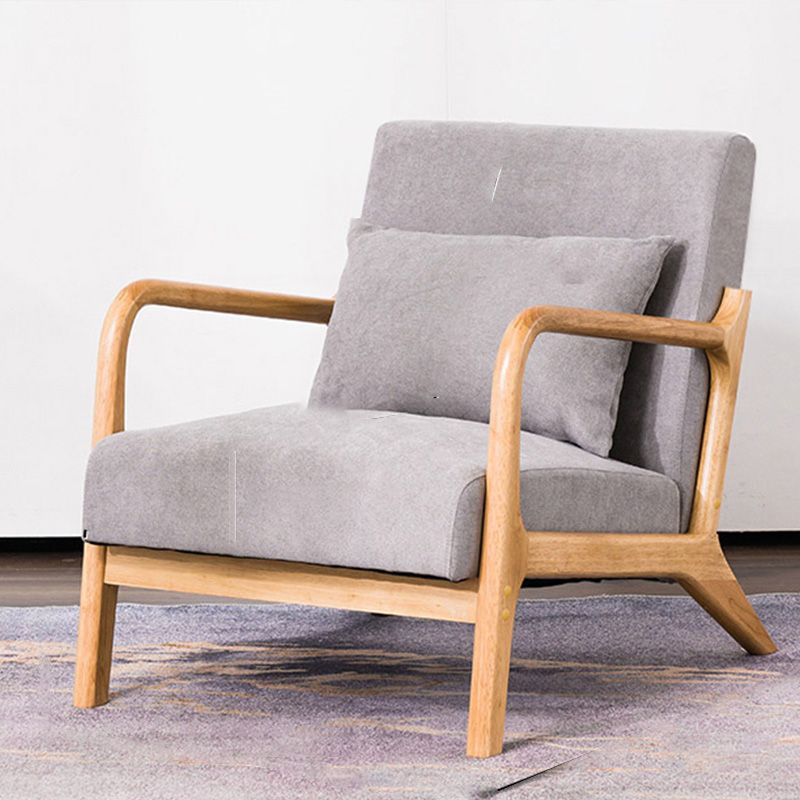 Cushion Back Side Chair Removable Slipcover Lounge Chair for Living Room