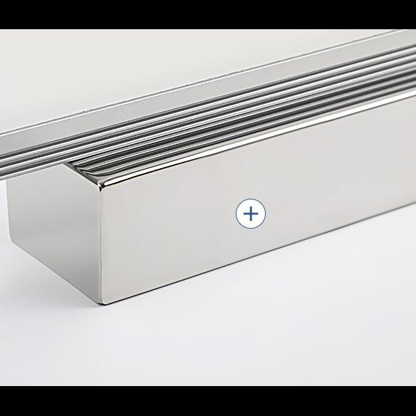 Linear Vanity Mirror Light Modern Style LED Acrylic Sconce Light Fixture with Stainless Steel Base
